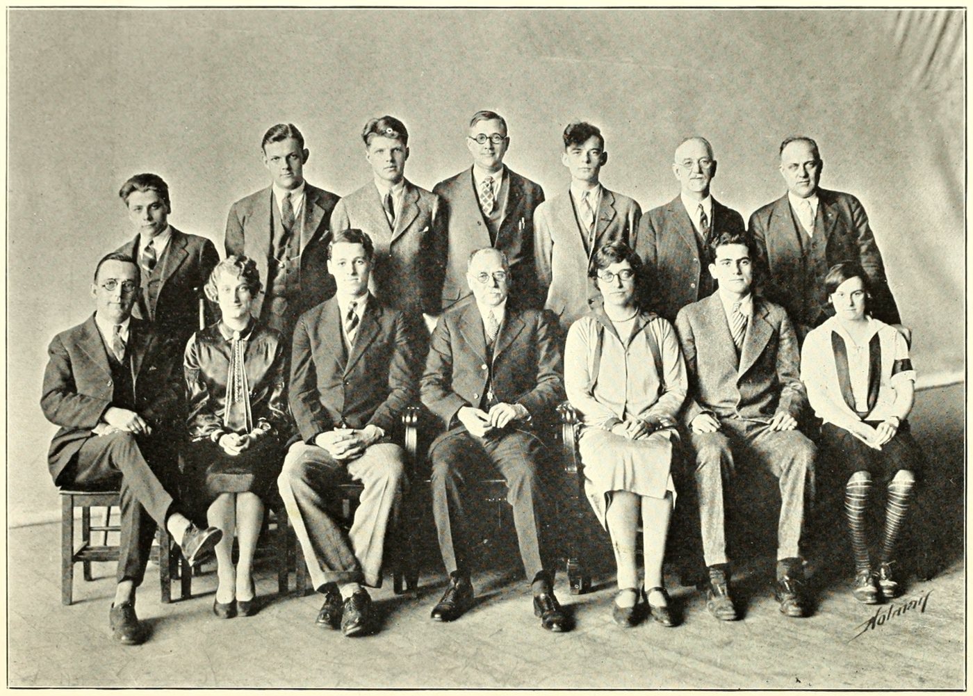 Teacher-Student Council, Brookline High School, 1927