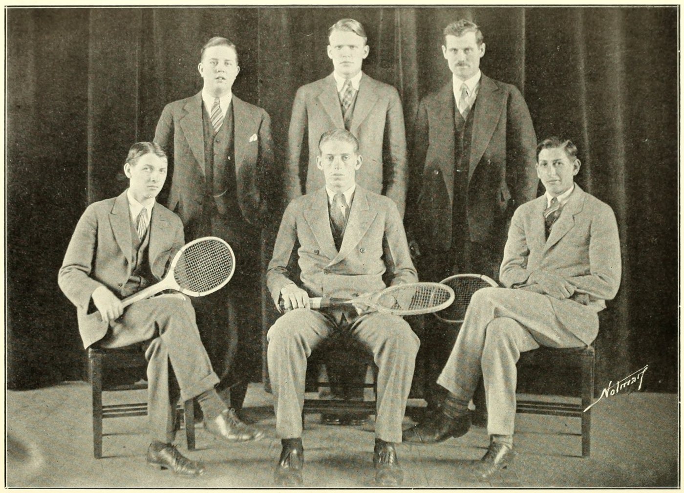Tennis Team, Brookline High School, 1927