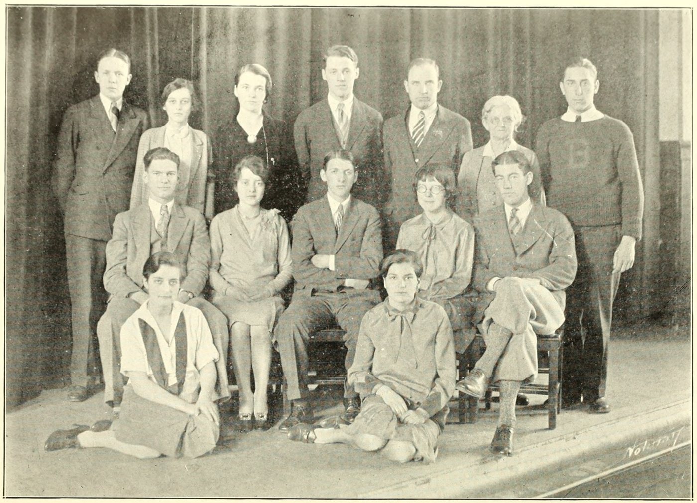 Year Book Committee, Brookline High School, 1927