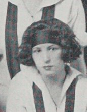 Madeline Sullivan in the Basket Ball photograph, 1923