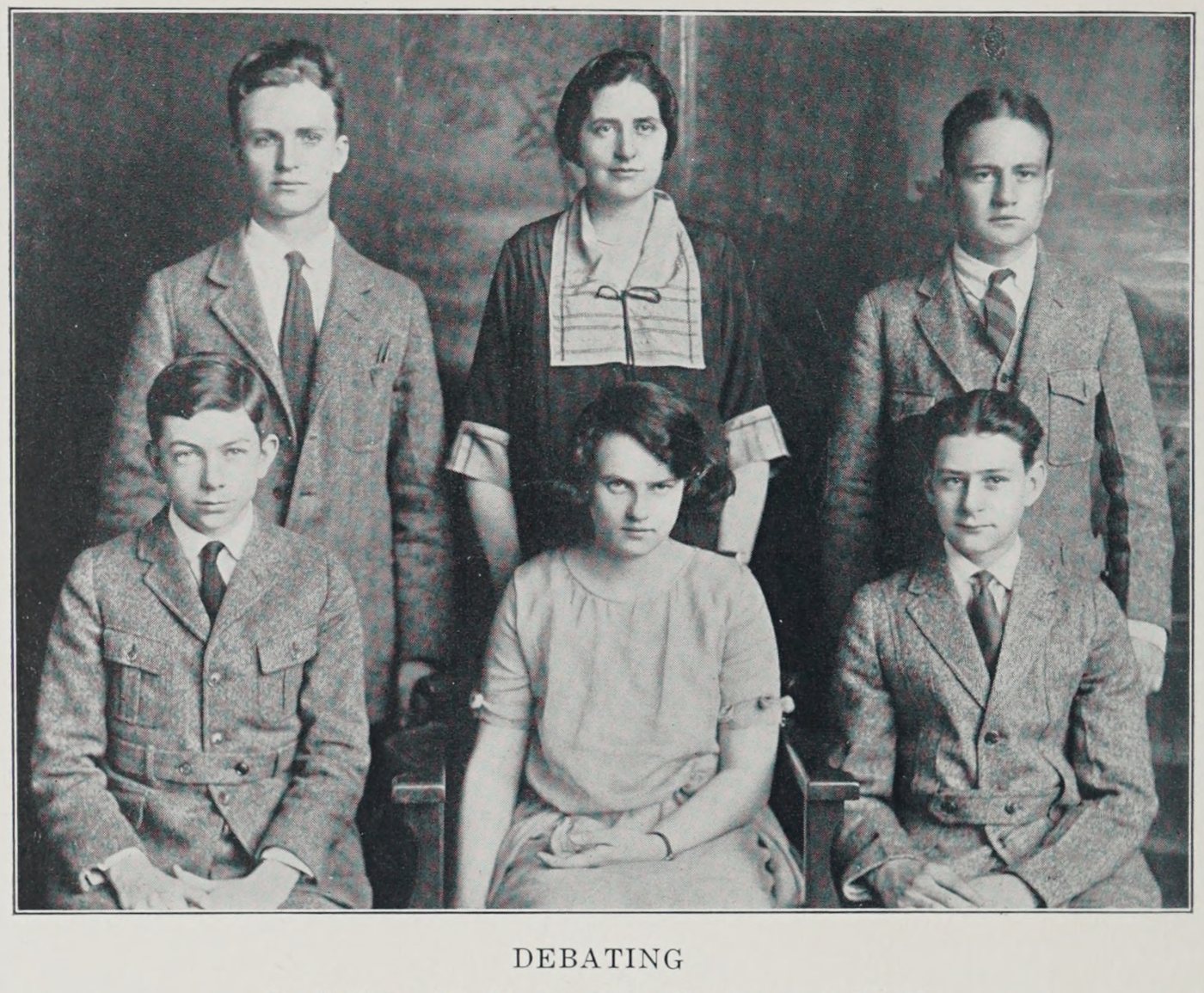 Debating, Cambridge High and Latin School, 1923
