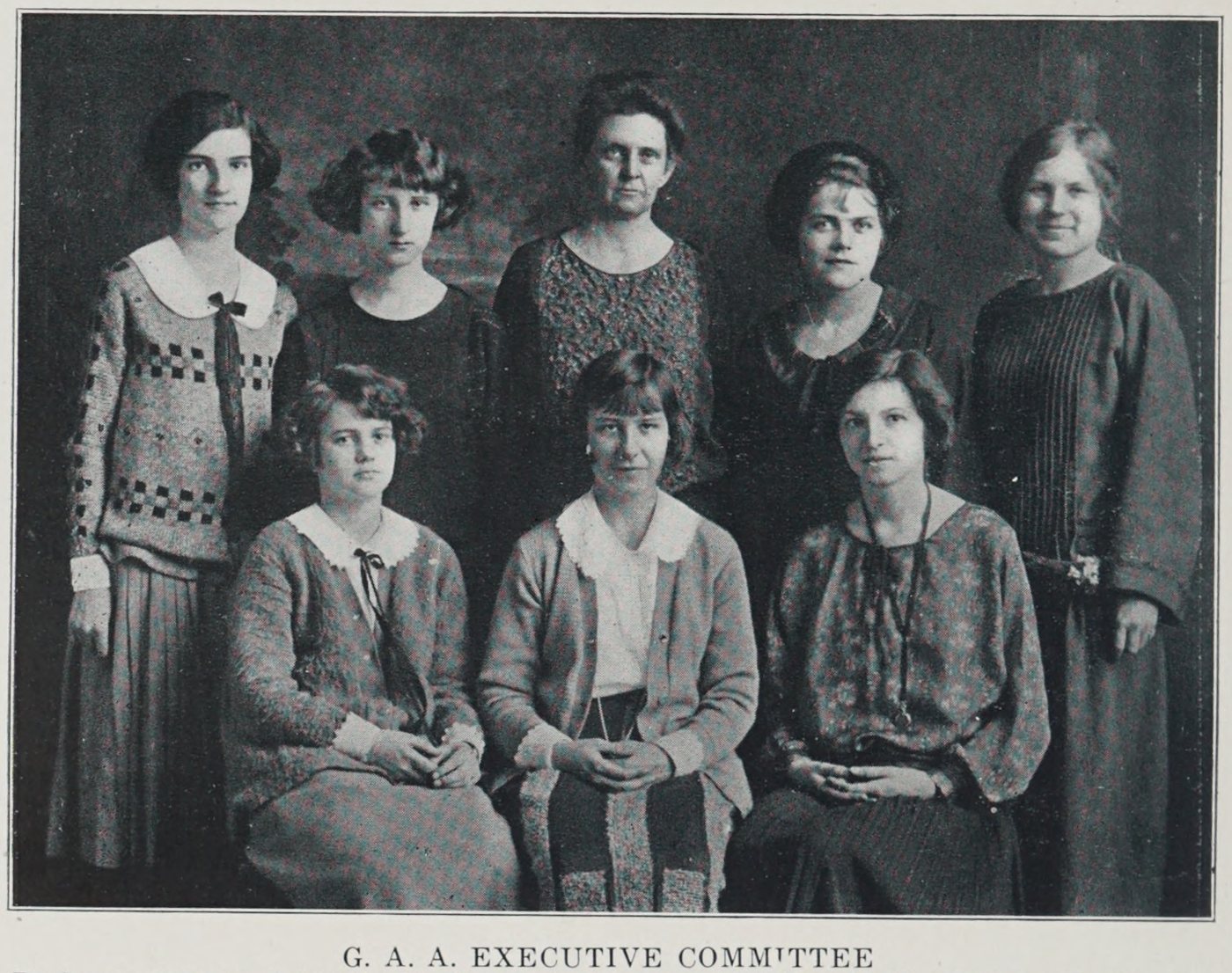 G. A. A. Executive Committee, Cambridge High and Latin School, 1923