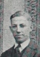 Rex James in the Group Photograph photograph, 1923