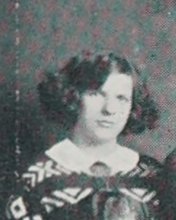 Constance Evelyn Rouillion in the K. B. Club photograph, 1923