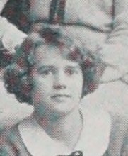 Hortense Wetherbee in the K. B. Club photograph, 1923