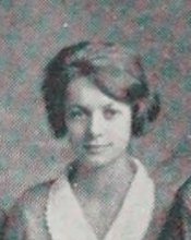 Elizabeth Rice in the K. B. Club photograph, 1923