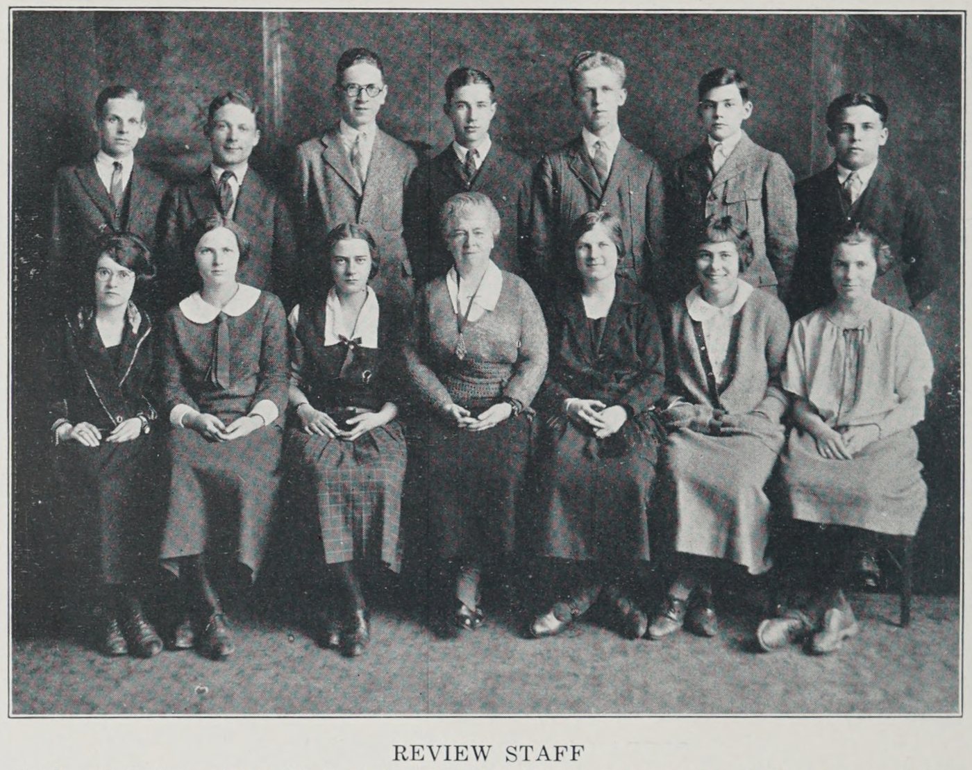 Review Staff, Cambridge High and Latin School, 1923