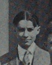 William J. Toomey in the Cross Country photograph, 1924