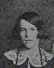 Barbara Natalie Adams in the G. A. A. photograph, 1924