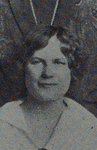 Elizabeth Gerould in the G. A. A. photograph, 1924