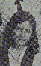 Edith Lathrop Jones in the Honor Basketball Team photograph, 1924