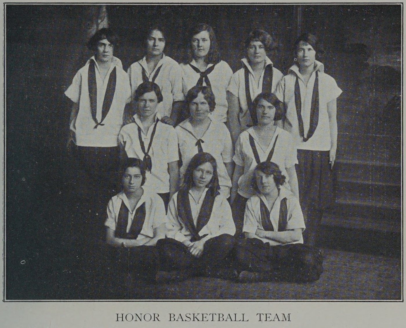 Honor Basketball Team, Cambridge High and Latin School, 1924