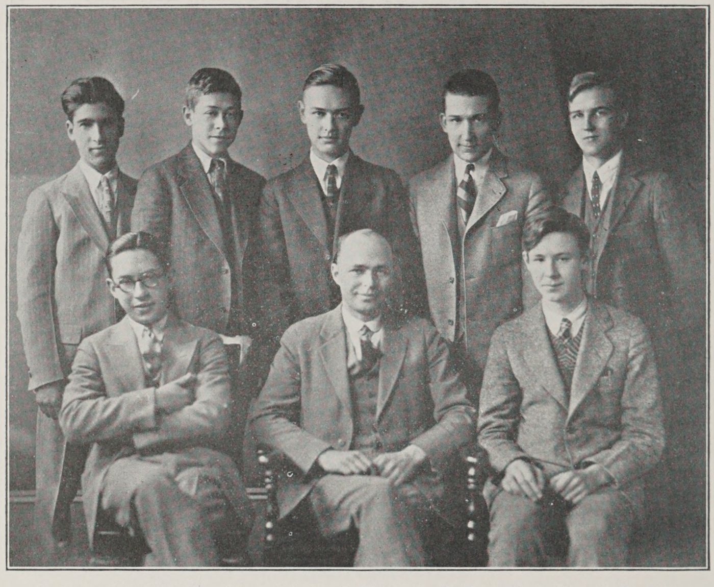 Chess Club, Cambridge High and Latin School, 1926