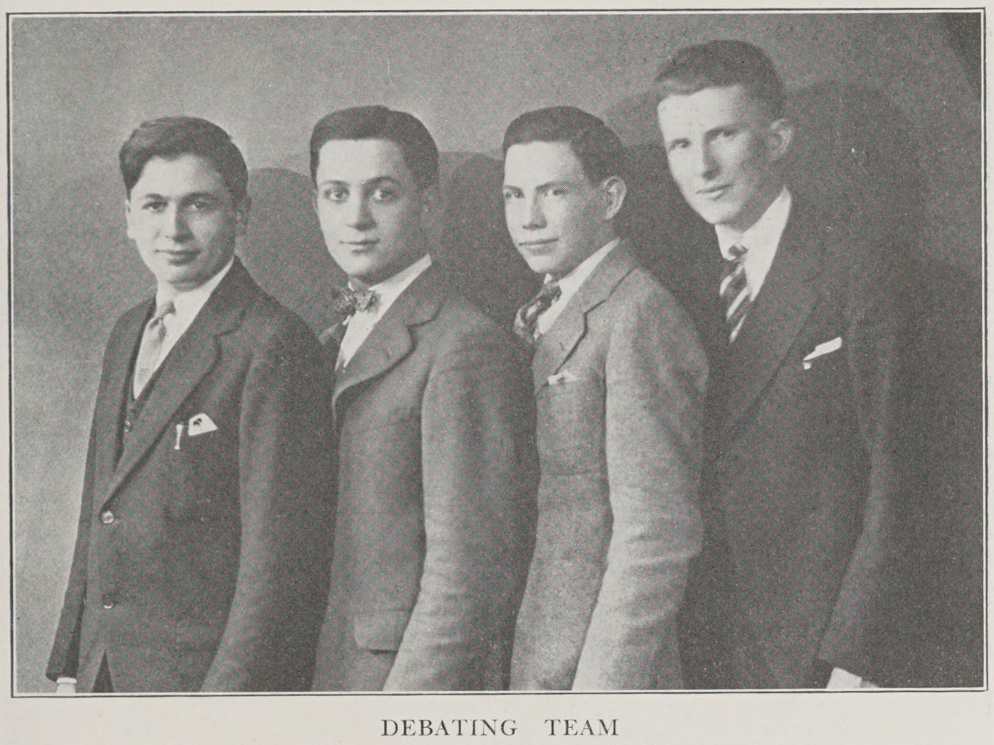 Debating Team, Cambridge High and Latin School, 1926