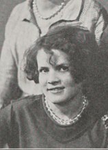 Helen V. Dunbar in the Group Photograph photograph, 1926