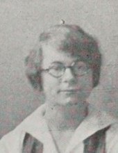 Priscilla Sage in the The Senior Basket Ball Team photograph, 1926