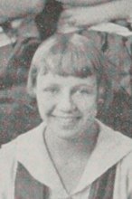 Edith Lathrop Jones in the The Senior Basket Ball Team photograph, 1926