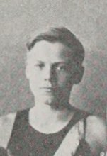 Russell Brewer Anderson in the Track photograph, 1926
