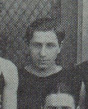 Alan Abraham Cohen in the Basketball photograph, 1927
