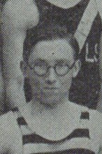 Hyman Kawadler in the Basketball photograph, 1927