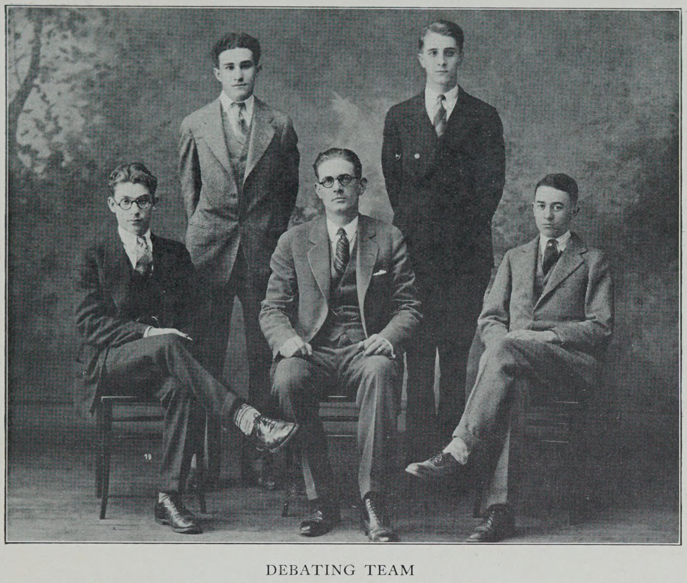 Debating Team, Cambridge High and Latin School, 1927