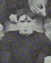 Frederick Harlow in the Football photograph, 1927