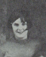 Madeline Mae Trow in the Klawhowjaha Bjustofe Club photograph, 1927