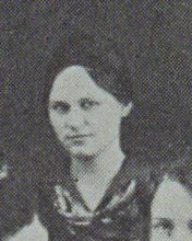 Janet Collier in the Klawhowjaha Bjustofe Club photograph, 1927