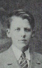 Robert Alan Dunn in the Le Cercle Francais photograph, 1927