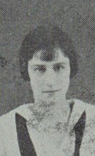 Flora Ellen Tilton in the Senior Basketball Team photograph, 1927