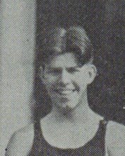 John Clune McGirr in the Swimming photograph, 1927