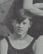 William H. Squires in the Swimming photograph, 1927