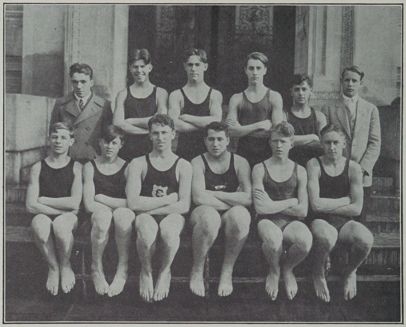 Swimming, Cambridge High and Latin School, 1927