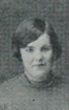 Madeline Mae Trow in the The Home Economics Club photograph, 1927