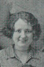 Virginia Agnes Carleton in the The Home Economics Club photograph, 1927