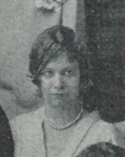 Ruth Leone Thompson in the The Home Economics Club photograph, 1927