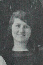 Anna Gertrude Long in the The Home Economics Club photograph, 1927