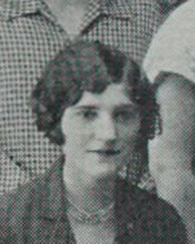 Alice Terenzoni in the The Home Economics Club photograph, 1927
