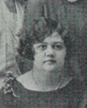 Beatrice Harriet Saxsmyth in the The Home Economics Club photograph, 1927