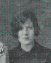 Margaret Julia Mahoney in the The Home Economics Club photograph, 1927