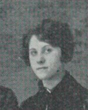 Cresance Aurelia Desmarais in the The Home Economics Club photograph, 1927
