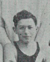 Harold Julian Flax in the Track photograph, 1927