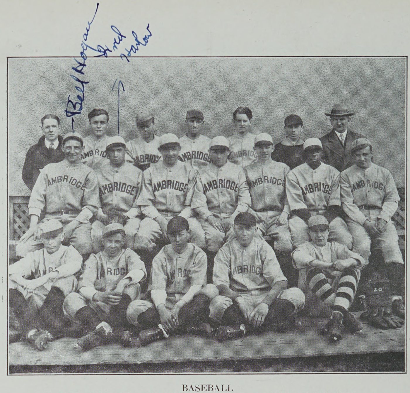 Baseball, Cambridge High and Latin School, 1928