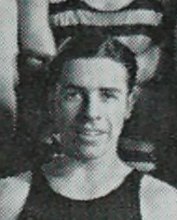 Joseph Pacheco in the Basketball photograph, 1928