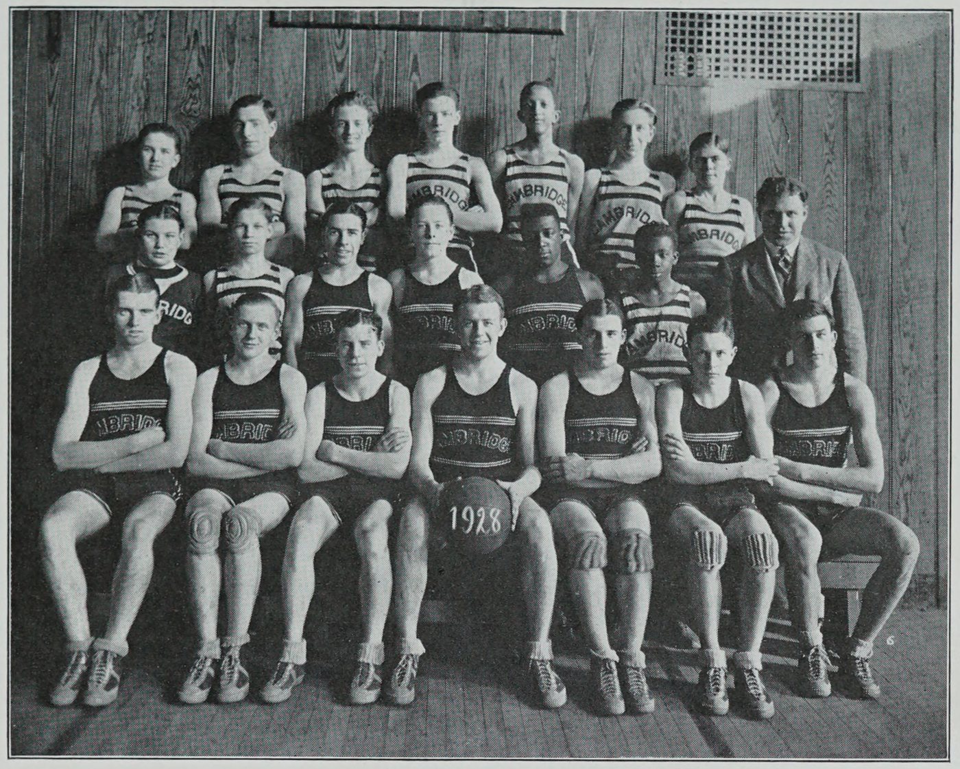 Basketball, Cambridge High and Latin School, 1928