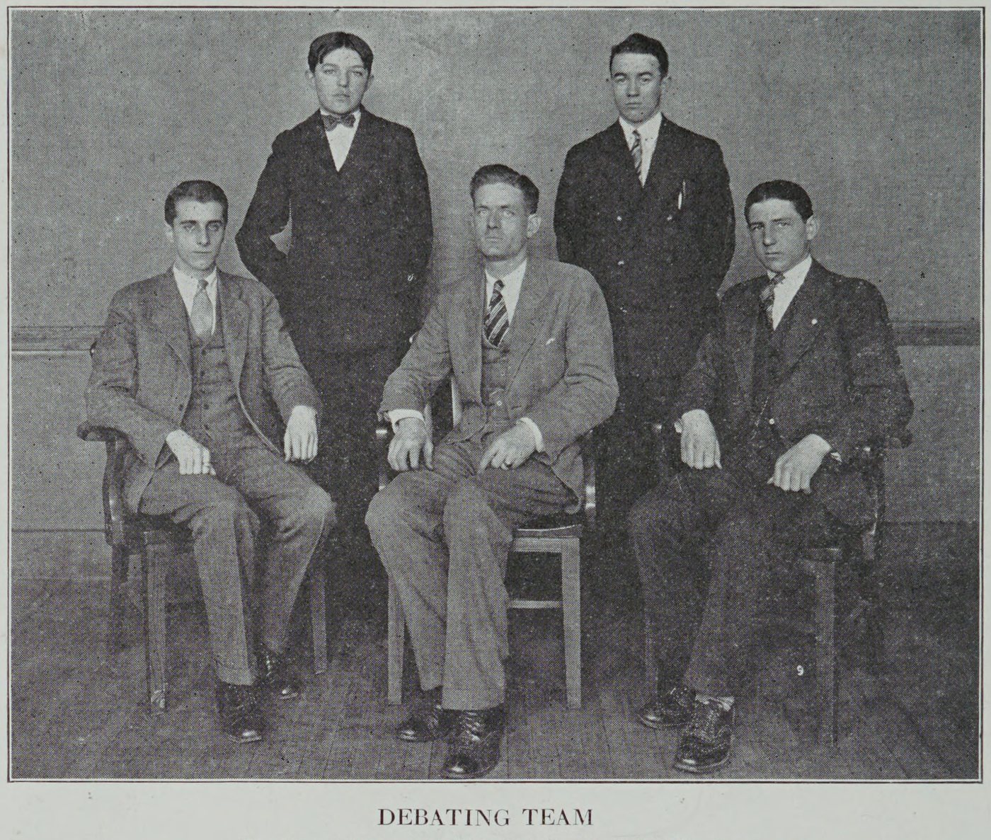 Debating Team, Cambridge High and Latin School, 1928