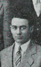 John Thomas Hughes in the Drama Cast photograph, 1928
