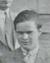 William John Morris in the Football photograph, 1928