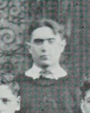 Frederick Harlow in the Football photograph, 1928