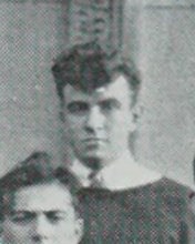 John F. Dever in the Football photograph, 1928